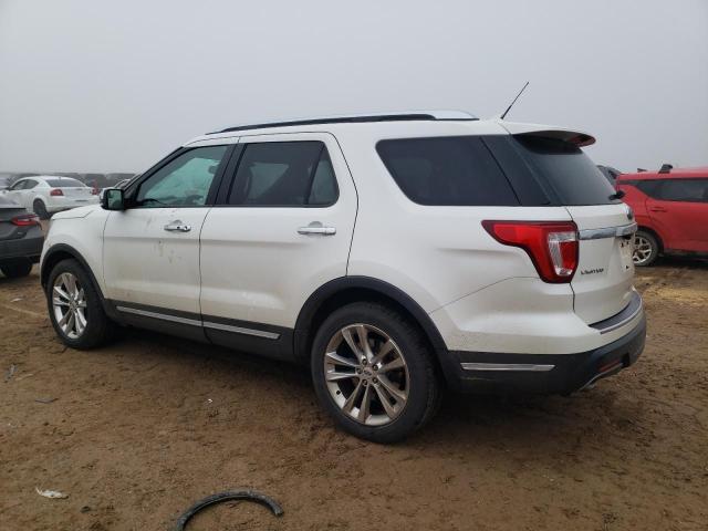 1FM5K7F88JGB55373 - 2018 FORD EXPLORER LIMITED WHITE photo 2