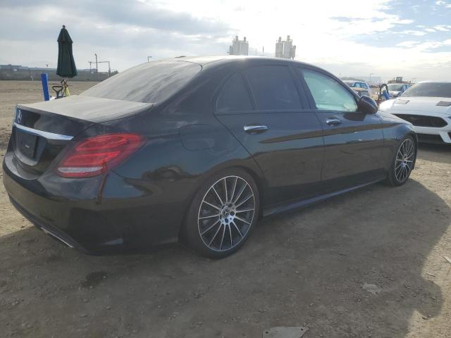 55SWF4JB4JU243537 - 2018 MERCEDES-BENZ C 300 BLACK photo 3