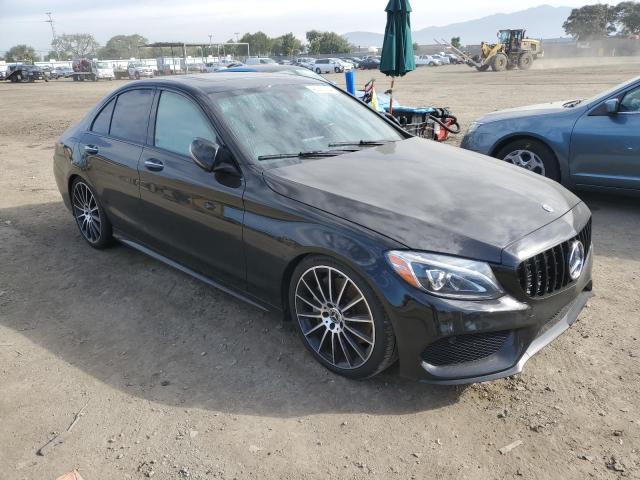 55SWF4JB4JU243537 - 2018 MERCEDES-BENZ C 300 BLACK photo 4