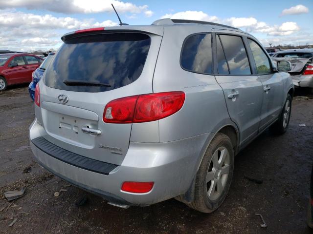 5NMSH13E08H178940 - 2008 HYUNDAI SANTA FE SE SILVER photo 4