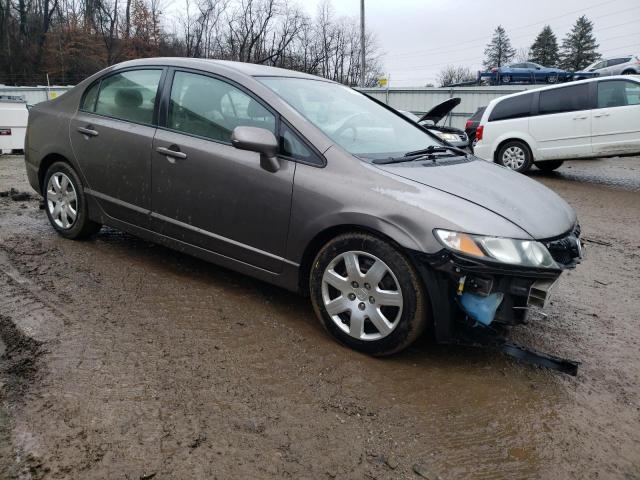 2HGFA16599H535550 - 2009 HONDA CIVIC LX BROWN photo 4