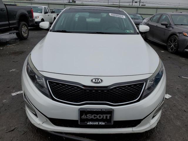 5XXGN4A74FG436201 - 2015 KIA OPTIMA EX WHITE photo 5