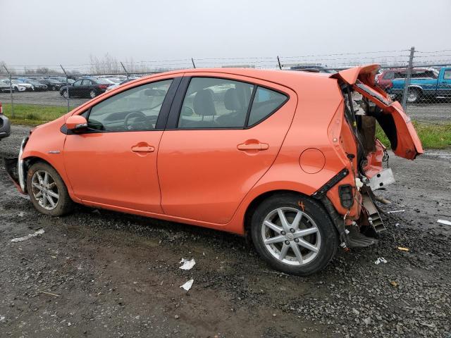 JTDKDTB37E1063720 - 2014 TOYOTA PRIUS ORANGE photo 2