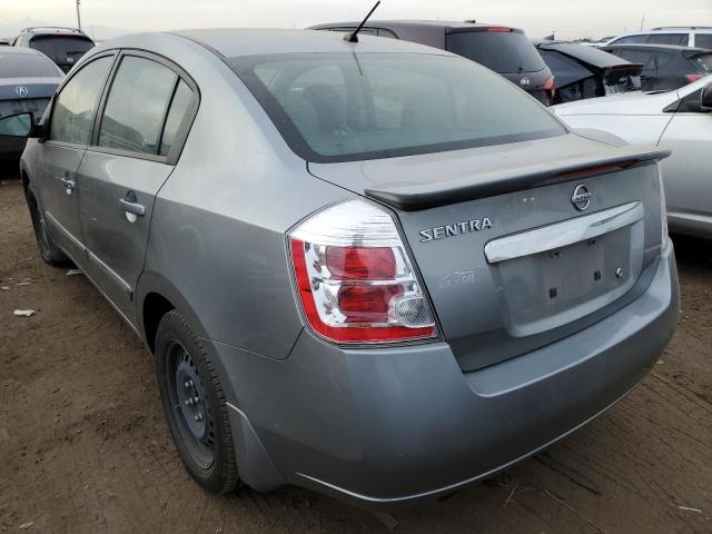 3N1AB6AP3CL765193 - 2012 NISSAN SENTRA 2.0 SILVER photo 2