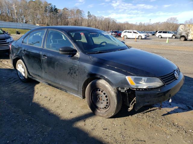 3VW2K7AJ9DM206601 - 2013 VOLKSWAGEN JETTA BASE BLACK photo 4