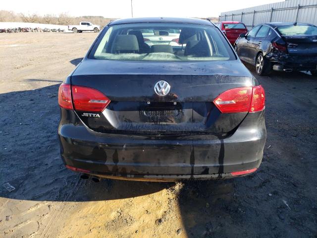 3VW2K7AJ9DM206601 - 2013 VOLKSWAGEN JETTA BASE BLACK photo 6