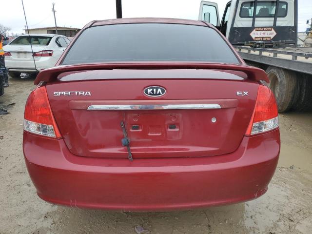 KNAFE121385542129 - 2008 KIA SPECTRA EX BURGUNDY photo 6