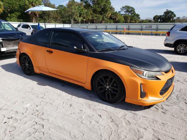 JTKJF5C77FJ007547 - 2015 TOYOTA SCION TC ORANGE photo 4