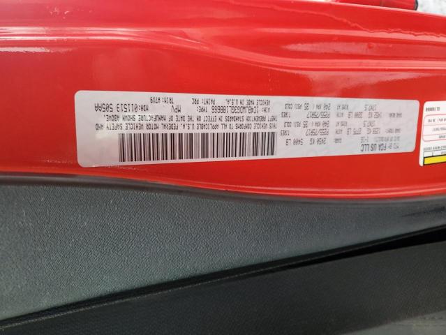 1C4BJWDG3GL188666 - 2016 JEEP WRANGLER U SPORT წითელი ფოტო 13