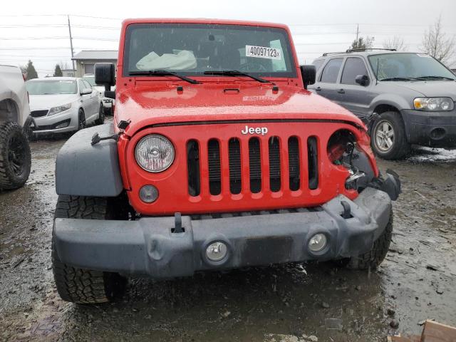 1C4BJWDG3GL188666 - 2016 JEEP WRANGLER U SPORT წითელი ფოტო 5