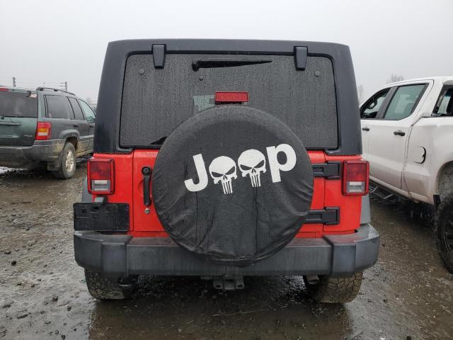 1C4BJWDG3GL188666 - 2016 JEEP WRANGLER U SPORT წითელი ფოტო 6