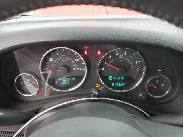 1C4BJWDG3GL188666 - 2016 JEEP WRANGLER U SPORT წითელი ფოტო 9