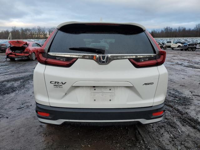 2HKRW2H87MH603645 - 2021 HONDA CR-V EXL WHITE photo 6