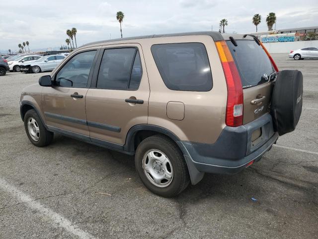 JHLRD78453C010749 - 2003 HONDA CR-V LX TAN photo 2