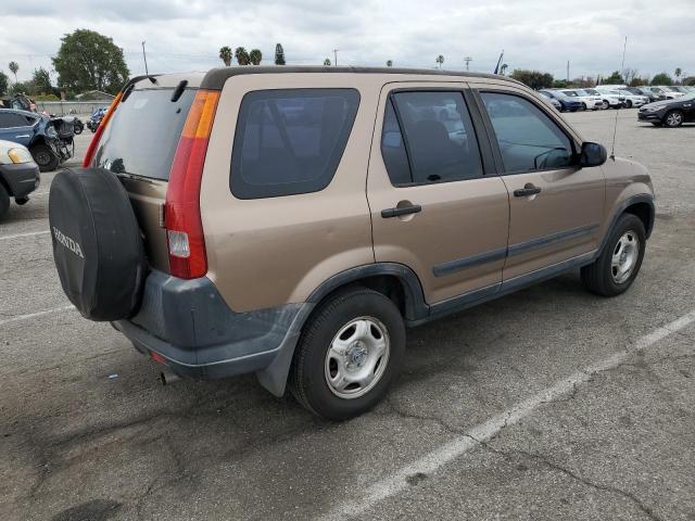 JHLRD78453C010749 - 2003 HONDA CR-V LX TAN photo 3