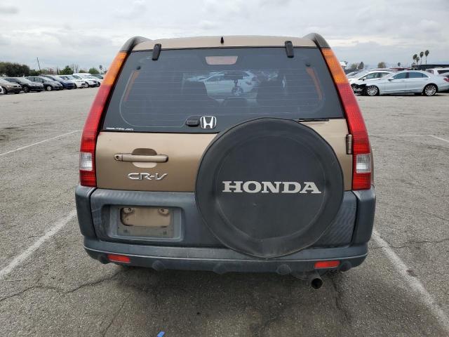 JHLRD78453C010749 - 2003 HONDA CR-V LX TAN photo 6