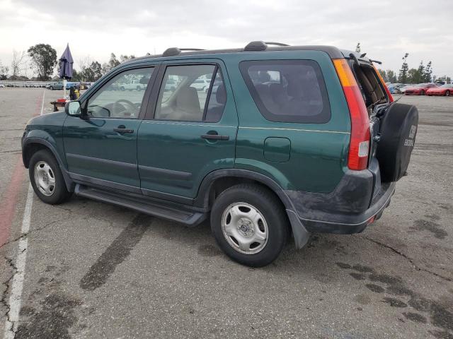 JHLRD68482C024038 - 2002 HONDA CR-V LX GREEN photo 2