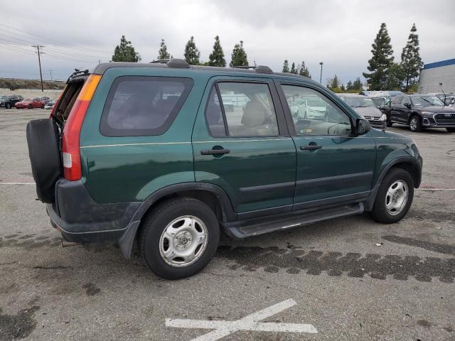 JHLRD68482C024038 - 2002 HONDA CR-V LX GREEN photo 3