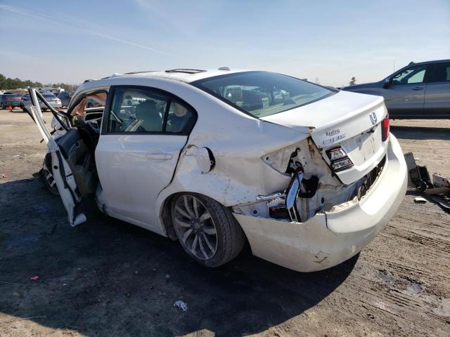 19XFB2F99FE239536 - 2015 HONDA CIVIC EXL WHITE photo 2