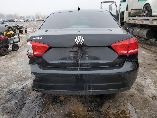 1VWBH7A33DC084822 - 2013 VOLKSWAGEN PASSAT SE BLACK photo 6