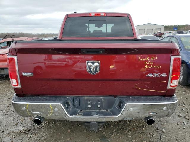 1C6RR7NTXHS668310 - 2017 RAM 1500 LARAMIE BURGUNDY photo 6