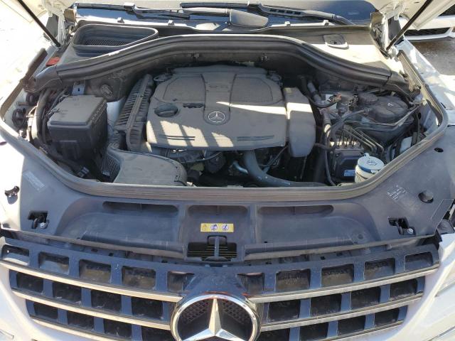 4JGDA5HB8CA034764 - 2012 MERCEDES-BENZ ML 350 4MATIC WHITE photo 11