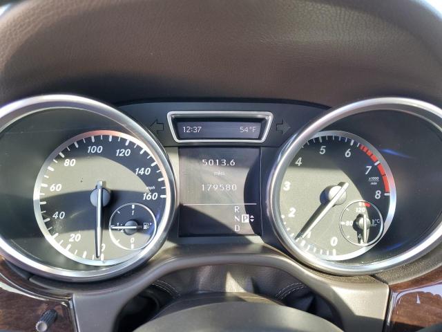 4JGDA5HB8CA034764 - 2012 MERCEDES-BENZ ML 350 4MATIC WHITE photo 9