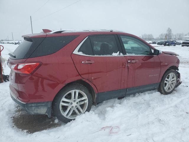 3GNAXYEX1KL341781 - 2019 CHEVROLET EQUINOX PREMIER RED photo 3