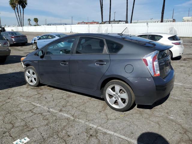 JTDKN3DUXE0366774 - 2014 TOYOTA PRIUS GRAY photo 2