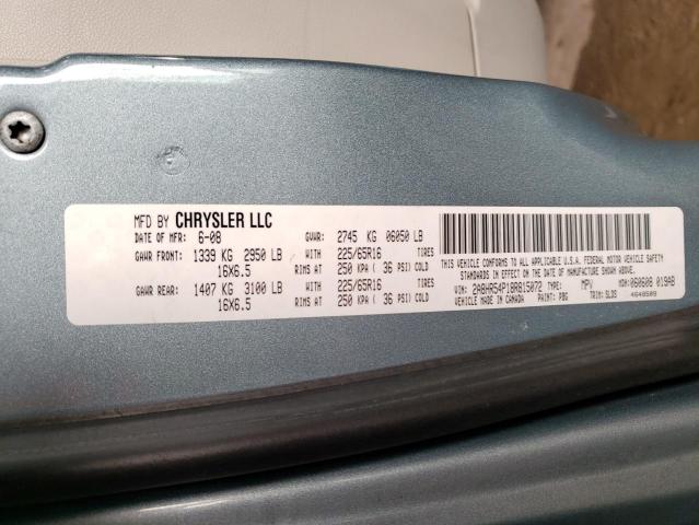 2A8HR54P18R815072 - 2008 CHRYSLER TOWN & COU TOURING 蓝色 照片 13