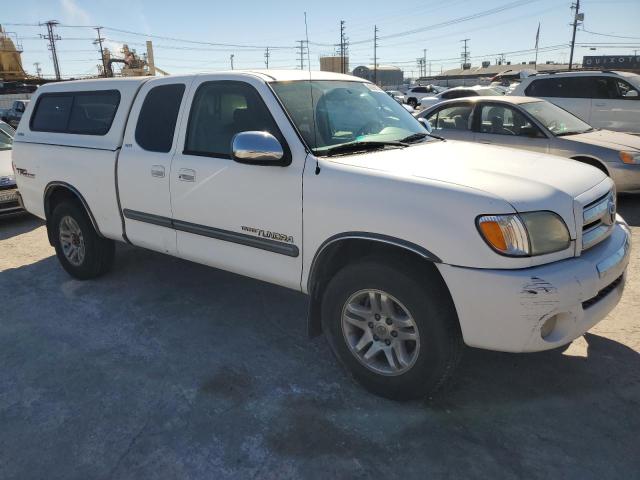 5TBRT341X3S435122 - 2003 TOYOTA TUNDRA ACCESS CAB SR5 WHITE photo 4