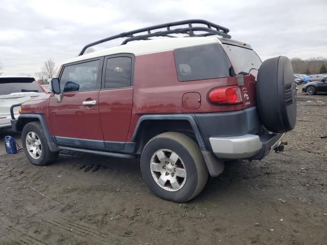 JTEBU11F48K009043 - 2008 TOYOTA FJ CRUISER BURGUNDY photo 2