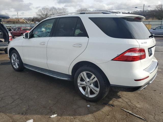 4JGDA5HB3FA533038 - 2015 MERCEDES-BENZ ML 350 4MATIC WHITE photo 2