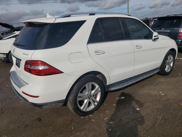 4JGDA5HB3FA533038 - 2015 MERCEDES-BENZ ML 350 4MATIC WHITE photo 3