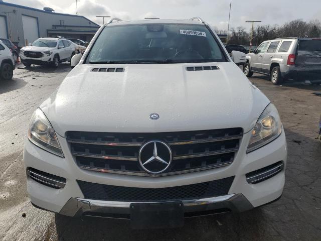 4JGDA5HB3FA533038 - 2015 MERCEDES-BENZ ML 350 4MATIC WHITE photo 5