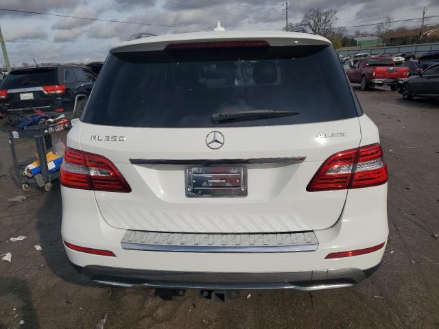 4JGDA5HB3FA533038 - 2015 MERCEDES-BENZ ML 350 4MATIC WHITE photo 6