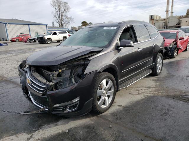 1GNKVJKD9EJ327151 - 2014 CHEVROLET TRAVERSE L GRAY photo 1