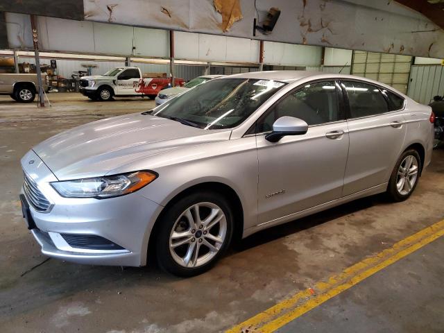 3FA6P0LU9JR129172 - 2018 FORD FUSION SE HYBRID SILVER photo 1