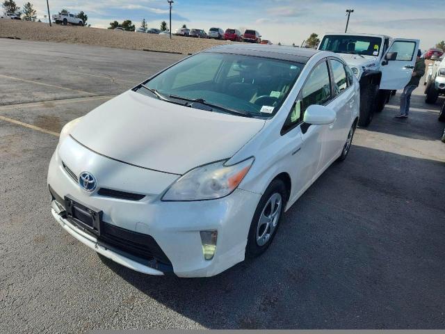 JTDKN3DUXC5458547 - 2012 TOYOTA PRIUS WHITE photo 2