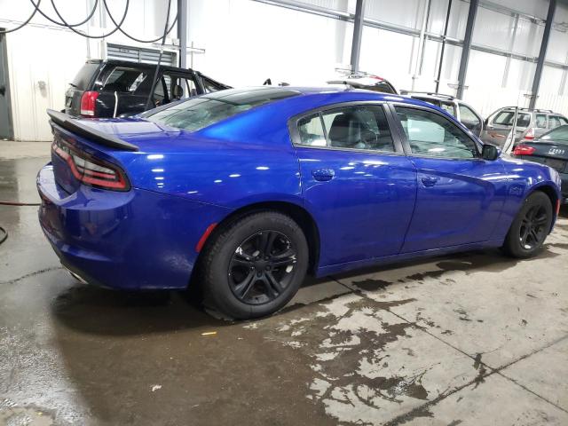 2C3CDXBG9LH152996 - 2020 DODGE CHARGER SXT BLUE photo 3