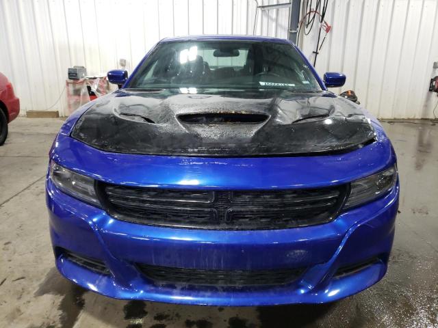 2C3CDXBG9LH152996 - 2020 DODGE CHARGER SXT BLUE photo 5