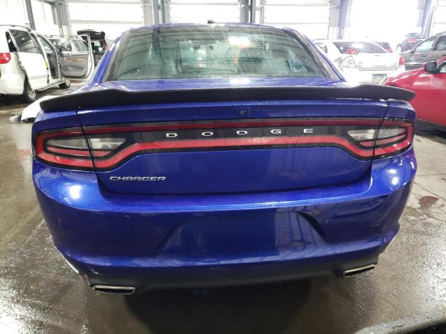 2C3CDXBG9LH152996 - 2020 DODGE CHARGER SXT BLUE photo 6