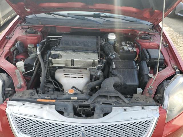 4A32B2FF0BE005017 - 2011 MITSUBISHI GALANT FE RED photo 11