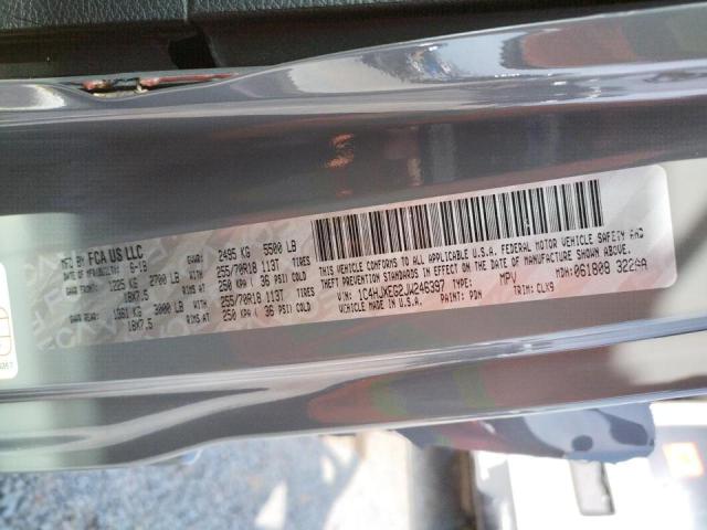 1C4HJXEG2JW246397 - 2018 JEEP WRANGLER U SAHARA CHARCOAL photo 13