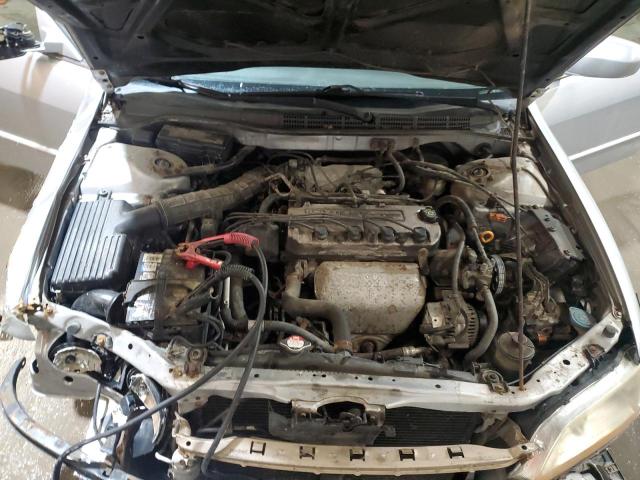 1HGCG66892A005222 - 2002 HONDA ACCORD EX SILVER photo 11