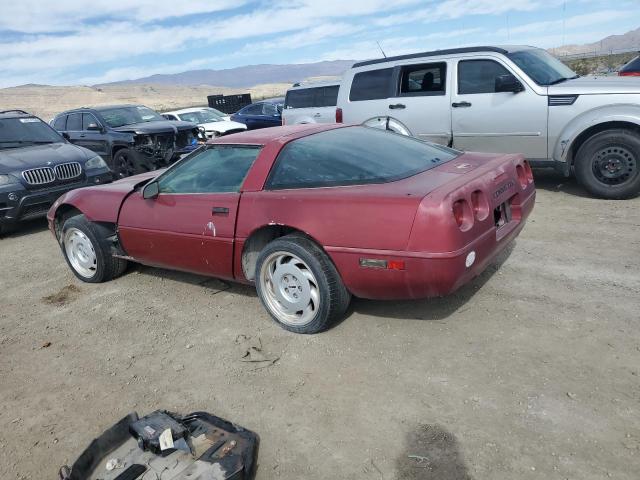 1G1YY23P1N5116701 - 1992 CHEVROLET CORVETTE MAROON photo 2