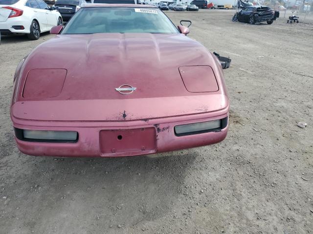 1G1YY23P1N5116701 - 1992 CHEVROLET CORVETTE MAROON photo 5