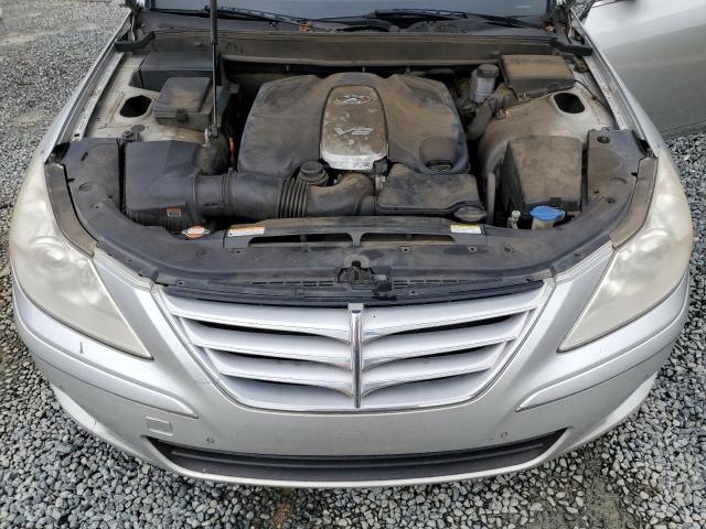 KMHGC46F69U050587 - 2009 HYUNDAI GENESIS 4.6L SILVER photo 11