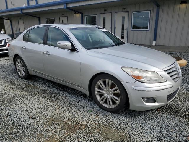 KMHGC46F69U050587 - 2009 HYUNDAI GENESIS 4.6L SILVER photo 4