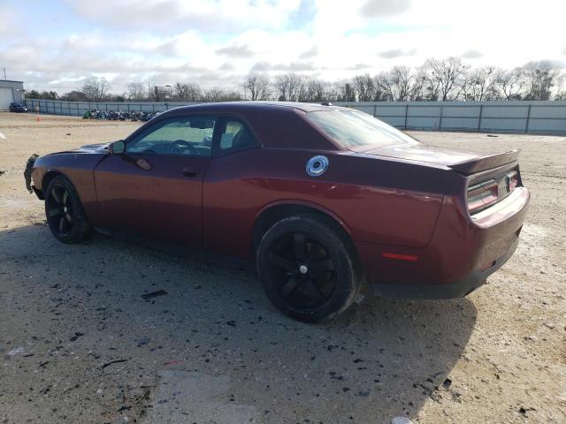 2C3CDZAG3JH328323 - 2018 DODGE CHALLENGER SXT MAROON photo 2